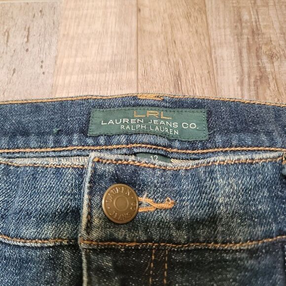 Ralph Lauren Jeans Co. Premium Classic Straight Leg Women's Jeans Dark Size 12 - Picture 5 of 10